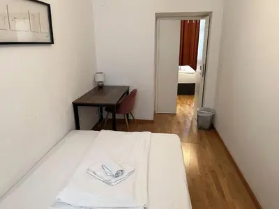 Ein Bett oder Betten in einem Zimmer der Unterkunft Apartment Wohnen am Augarten by Interhome