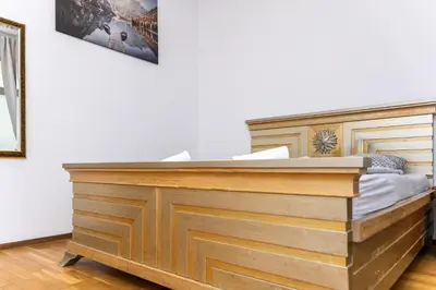 Ein Bett oder Betten in einem Zimmer der Unterkunft Deluxe Apart ROOM