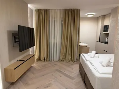 TV/Unterhaltungsangebot in der Unterkunft Luxury Modern Apartment near Metro