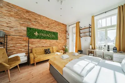 Ein Bett oder Betten in einem Zimmer der Unterkunft Premium Ground Floor Apartment with Free Parking