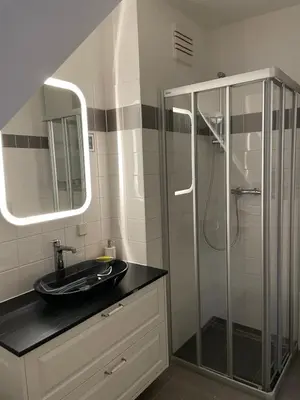Ein Badezimmer in der Unterkunft Amadeus Studio