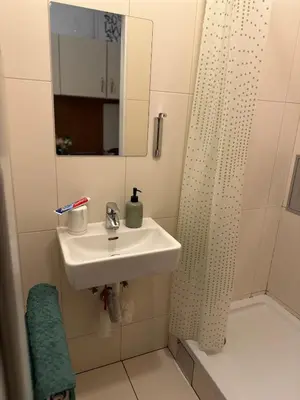 Ein Badezimmer in der Unterkunft Viennese Nest Apartment