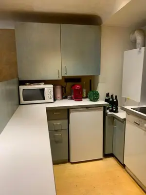 Küche/Küchenzeile in der Unterkunft Center Karlsplatz Oper U1 U2 U4
