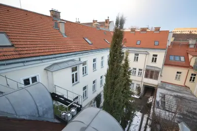Das Gebäude in dem sich die Ferienwohnung befindet