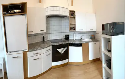 Küche/Küchenzeile in der Unterkunft Vienna Excellent Apartments