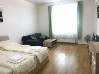Ein Sitzbereich in der Unterkunft Pasettistraße 31