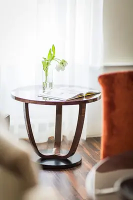 Ein Sitzbereich in der Unterkunft Residence Wollzeile