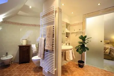 Ein Badezimmer in der Unterkunft Romantic Cottage