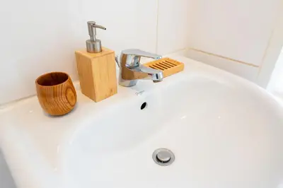 Ein Badezimmer in der Unterkunft Vienna City Apartment Erlachgasse