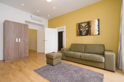 Ein Sitzbereich in der Unterkunft Vienna Stay Apartments or Rooms 1050