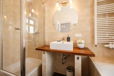 Ein Badezimmer in der Unterkunft Operngasse Premium in 