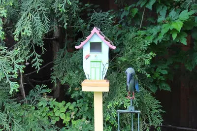 Ein Garten an der Unterkunft Das Mittelpunkt
