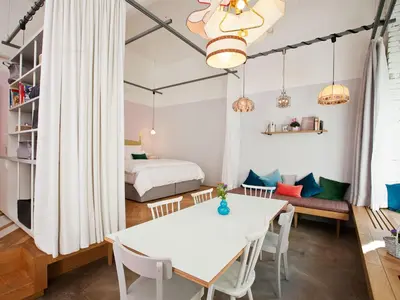 Ein Bett oder Betten in einem Zimmer der Unterkunft grätzlhotel Karmelitermarkt