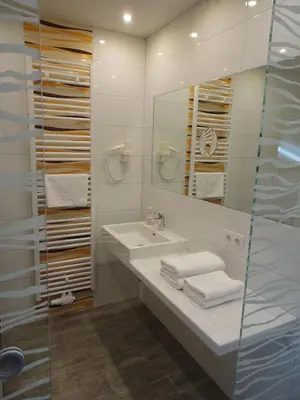 Ein Badezimmer in der Unterkunft Motel Baden