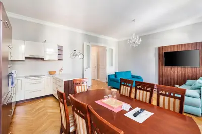 Küche/Küchenzeile in der Unterkunft Imperial Apartments Schönbrunn - Contactless Check-In
