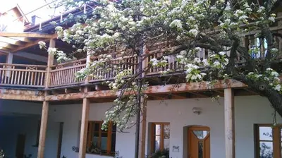 Ein Balkon oder eine Terrasse in der Unterkunft Biohof - Familie Neuberger