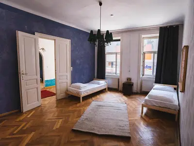 Ein Bett oder Betten in einem Zimmer der Unterkunft Metro Apartments Vienna