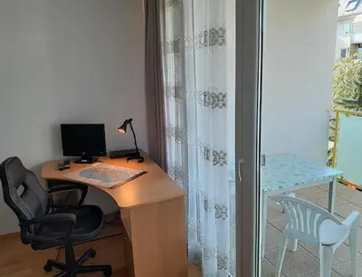 TV/Unterhaltungsangebot in der Unterkunft Serviced Apartment with Sunny Balcony