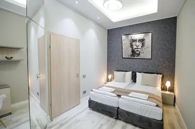 Ein Bett oder Betten in einem Zimmer der Unterkunft MaVa Apartments