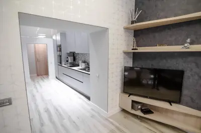 Küche/Küchenzeile in der Unterkunft MaVa Apartments