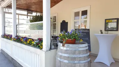 Ein Balkon oder eine Terrasse in der Unterkunft Wildenauer's