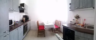 Küche/Küchenzeile in der Unterkunft Apartment nahe Rosenhügel