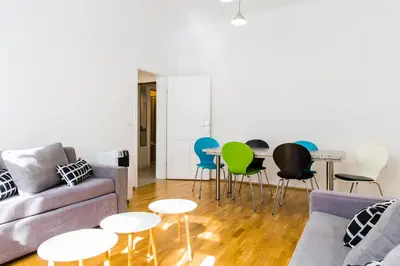 Ein Sitzbereich in der Unterkunft Design Place 1030 (airconditioned)
