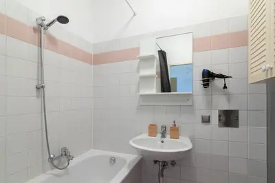 Ein Badezimmer in der Unterkunft Vienna Central Station Accommodation