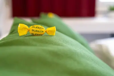 Ein Bett oder Betten in einem Zimmer der Unterkunft SLEEEP Hotel Wiener Neudorf