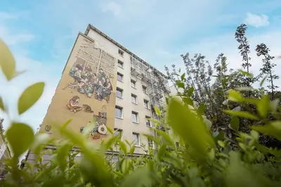 Das Gebäude in dem sich das Hotel befindet