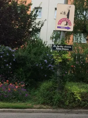 Ein Garten an der Unterkunft Apps 21