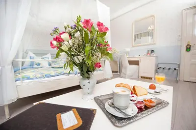 Küche/Küchenzeile in der Unterkunft Boutique Hotel Kugel Wien