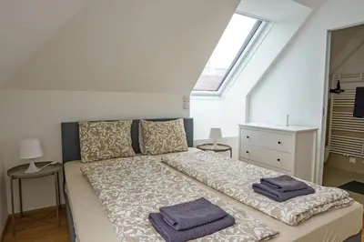 Ein Bett oder Betten in einem Zimmer der Unterkunft Vienna City Apartments Belvedere