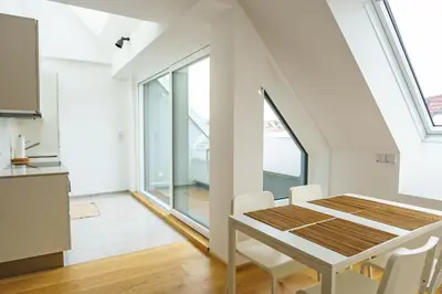 Küche/Küchenzeile in der Unterkunft Vienna City Apartments Belvedere