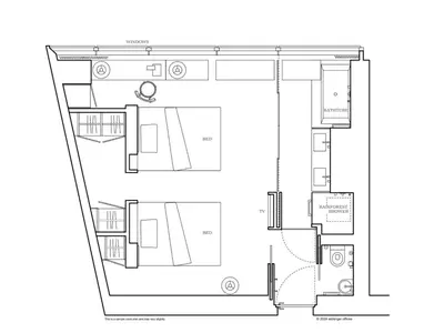 Grundriss der Unterkunft SO/ Vienna