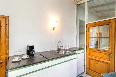 Küche/Küchenzeile in der Unterkunft Penthouse im❤️Wiens