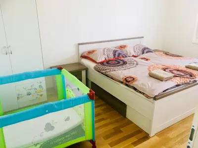 Ein Bett oder Betten in einem Zimmer der Unterkunft Vienna Hauptbahnhof Apartments 5