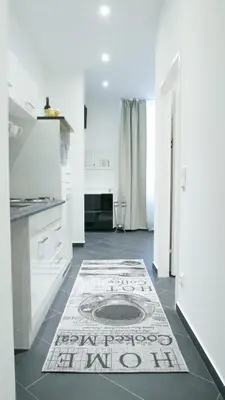Küche/Küchenzeile in der Unterkunft Lotus Apartment Vienna