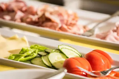 Essen im Hotel oder in der Nähe