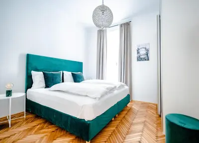 Ein Bett oder Betten in einem Zimmer der Unterkunft City Stay Vienna – Spittelberg