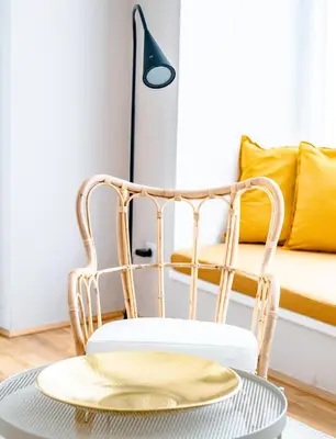 Ein Sitzbereich in der Unterkunft City Stay Vienna – Spittelberg
