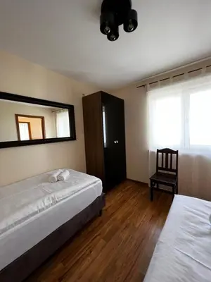 Ein Bett oder Betten in einem Zimmer der Unterkunft Apartments Wile Süd