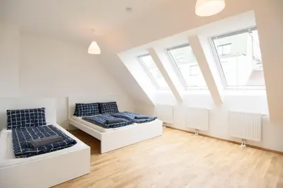 Ein Sitzbereich in der Unterkunft Vienna City Apartments 1100 Vienna