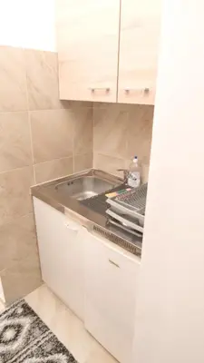 Küche/Küchenzeile in der Unterkunft SpongeBob Apartment