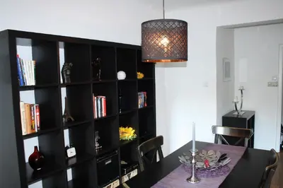 Die Bibliothek in der Ferienwohnung