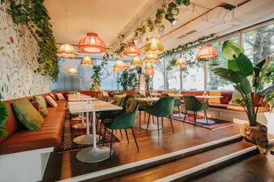 Ein Sitzbereich in der Unterkunft Hotel Daniel Vienna - Smart Lifestyle Near City Centre