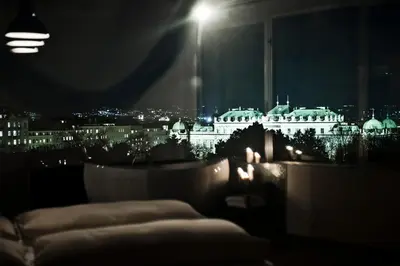 Ein Sitzbereich in der Unterkunft Hotel Daniel Vienna - Smart Lifestyle Near City Centre