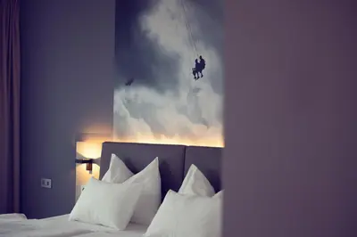 Ein Bett oder Betten in einem Zimmer der Unterkunft roomz hotel & conference center vienna prater