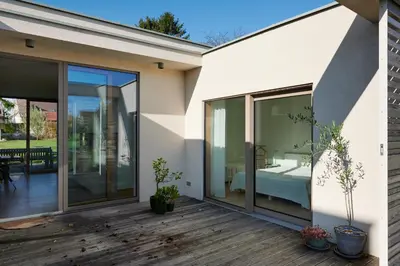 Ein Garten an der Unterkunft Bungalow Brigitte