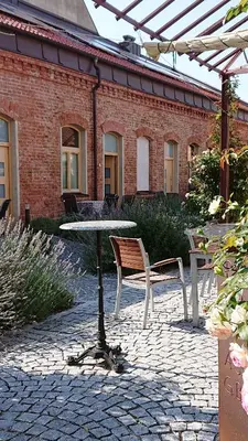 Ein Garten an der Unterkunft Maison am Liesingbach